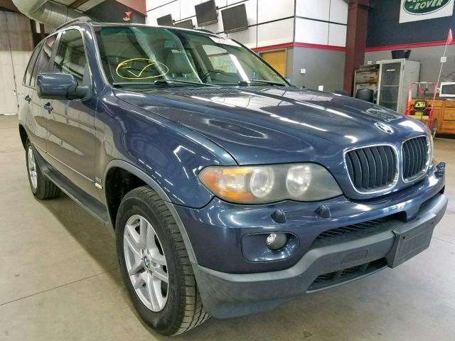 5UXFA13536LY23953 - 2006 BMW X5 3.0I BLUE photo 1