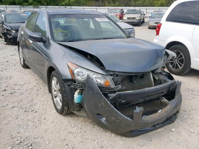 1HGCP36859A004562 - 2009 HONDA ACCORD EXL GRAY photo 1