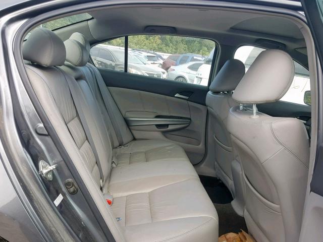 1HGCP36859A004562 - 2009 HONDA ACCORD EXL GRAY photo 6