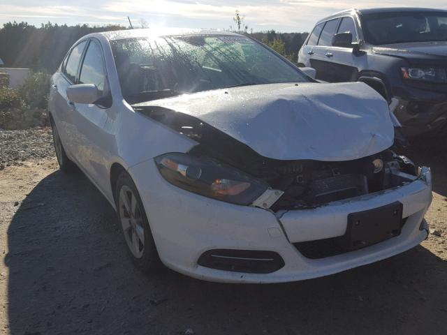 1C3CDFBB2FD112758 - 2015 DODGE DART SXT WHITE photo 1