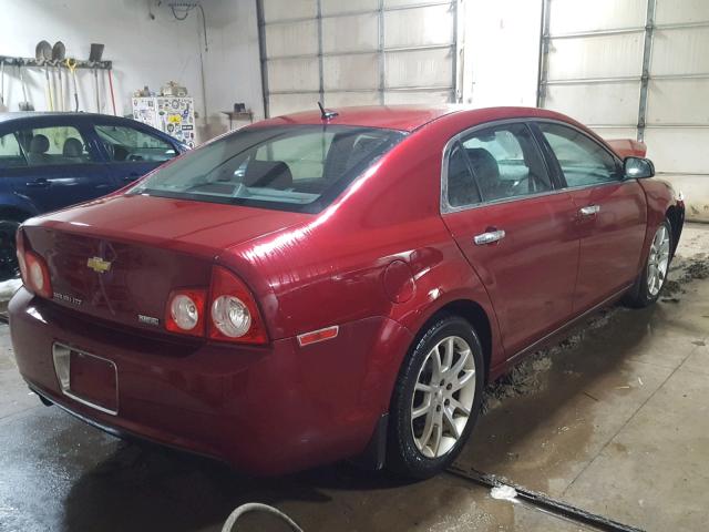 1G1ZE5E05AF154466 - 2010 CHEVROLET MALIBU LTZ მუქწითელი ფოტო 4