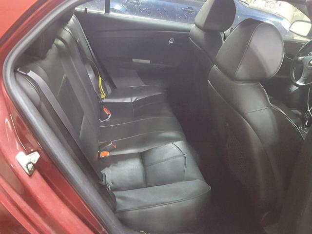 1G1ZE5E05AF154466 - 2010 CHEVROLET MALIBU LTZ მუქწითელი ფოტო 6