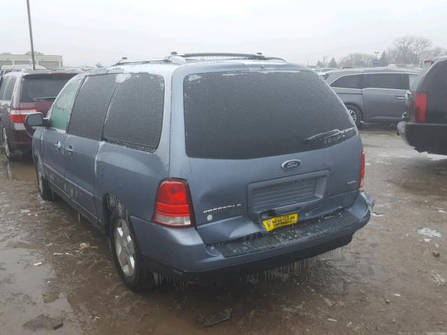 2FMZA576X5BA44889 - 2005 FORD FREESTAR S BLUE photo 3