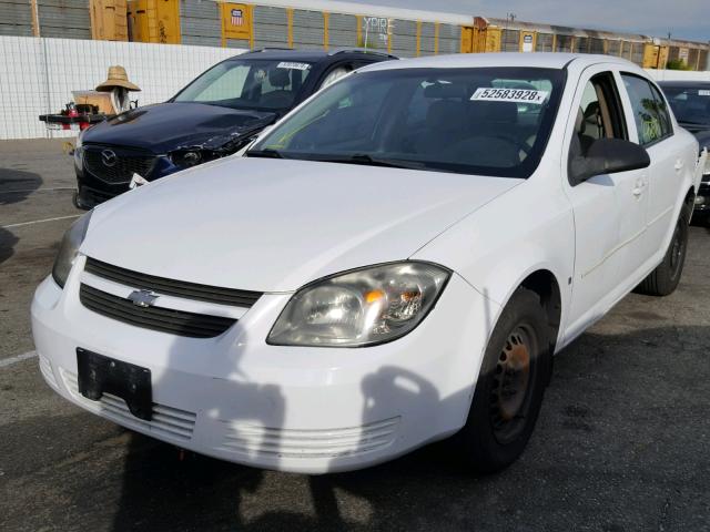 1G1AT58H097294953 - 2009 CHEVROLET COBALT LT WHITE photo 2