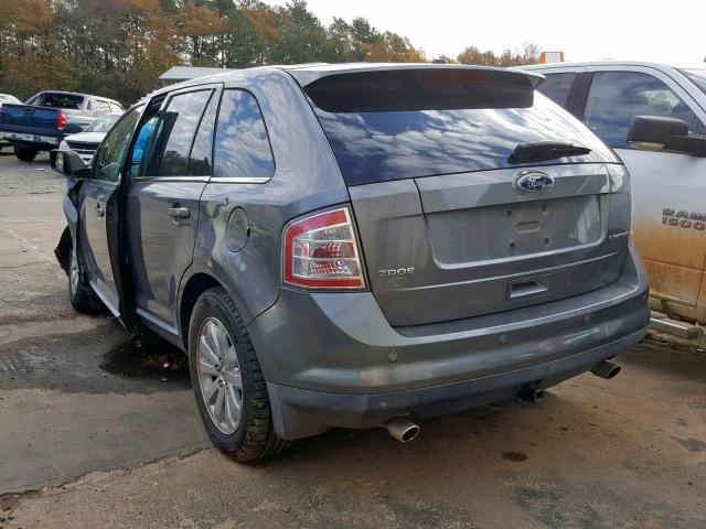 2FMDK3KC4ABB47907 - 2010 FORD EDGE LIMIT GRAY photo 3