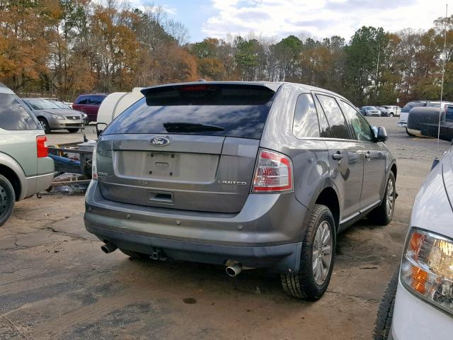 2FMDK3KC4ABB47907 - 2010 FORD EDGE LIMIT GRAY photo 4