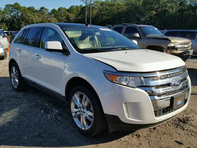 2FMDK3KC9BBA15016 - 2011 FORD EDGE LIMIT WHITE photo 1