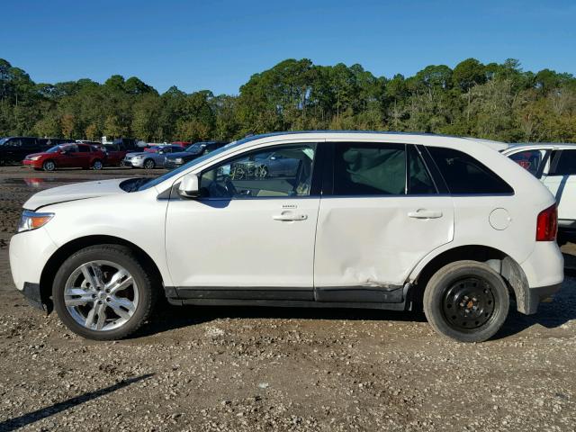 2FMDK3KC9BBA15016 - 2011 FORD EDGE LIMIT WHITE photo 9