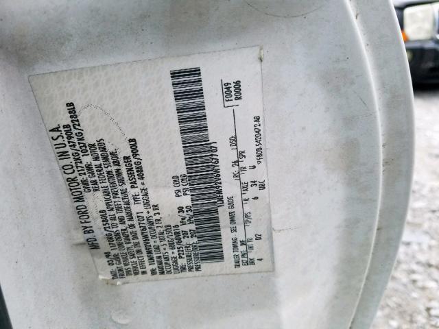 1LNFM92V6WY677071 - 1998 LINCOLN LS 白色 照片 10