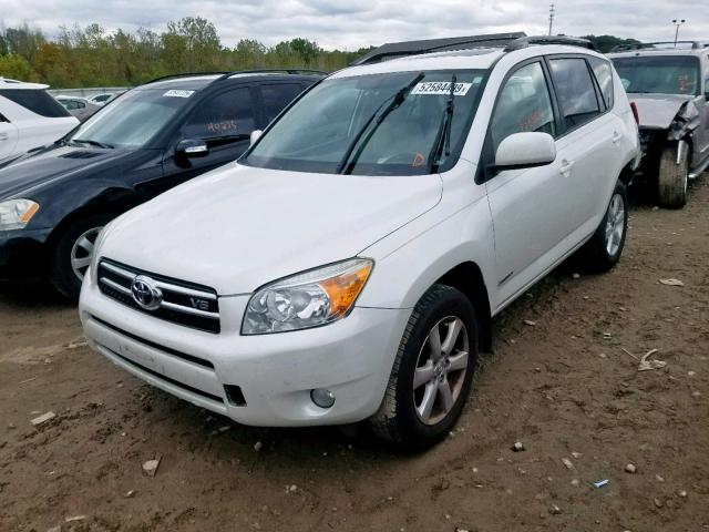 JTMZK31V675013359 - 2007 TOYOTA RAV4 LIMIT WHITE photo 2