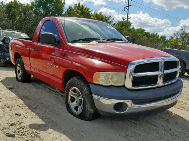 1D7HA16K55J633440 - 2005 DODGE RAM 1500 S RED photo 1