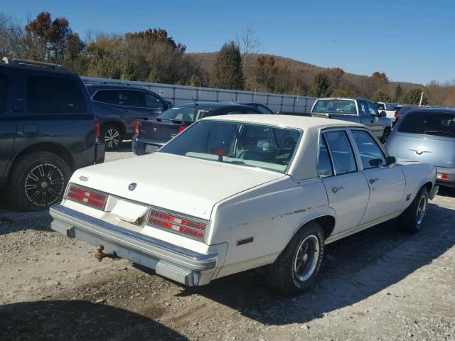 2X69L7W140413 - 1977 PONTIAC FENIX WHITE photo 4