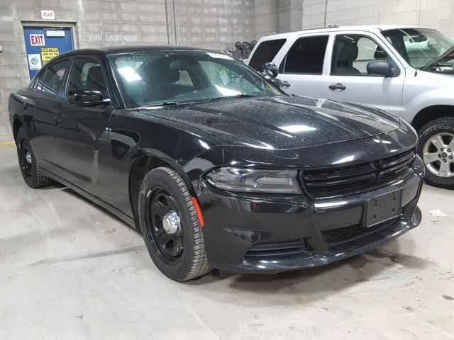 2C3CDXAT3FH800769 - 2015 DODGE CHARGER PO BLACK photo 1