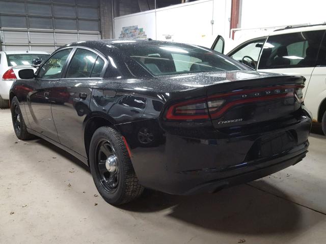 2C3CDXAT3FH800769 - 2015 DODGE CHARGER PO BLACK photo 3