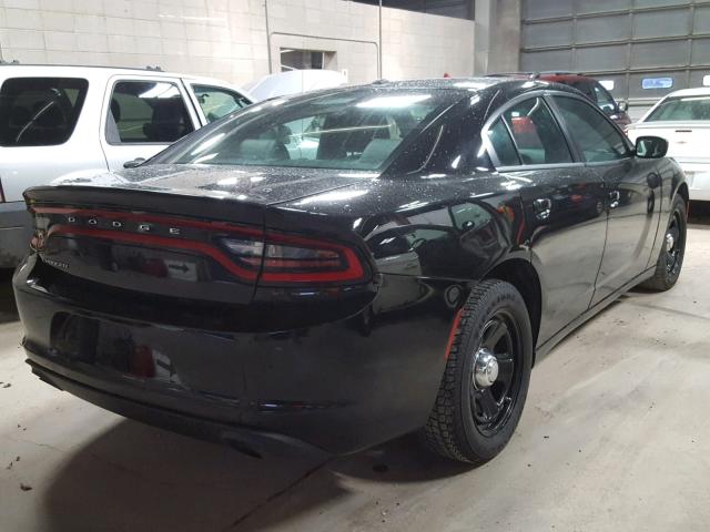 2C3CDXAT3FH800769 - 2015 DODGE CHARGER PO BLACK photo 4