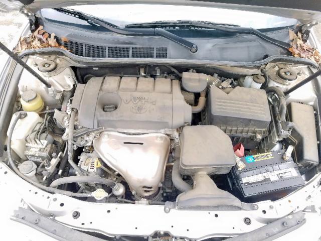 4T1BF3EK2BU141436 - 2011 TOYOTA CAMRY BASE SILVER photo 7