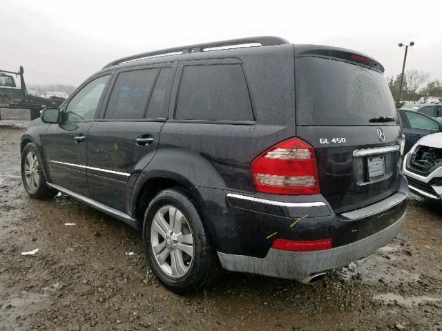 4JGBF71E99A467785 - 2009 MERCEDES-BENZ GL 450 4MA BLACK photo 3