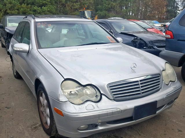 WDBRH81J13F371898 - 2003 MERCEDES-BENZ C 240 SPOR SILVER photo 1