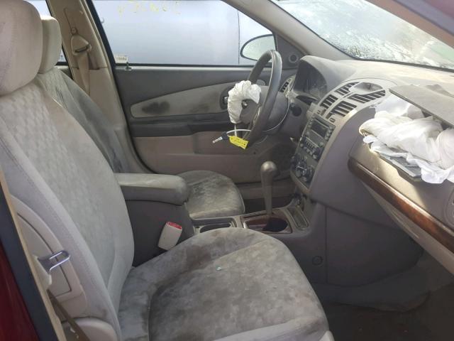1G1ZT54815F218361 - 2005 CHEVROLET MALIBU LS 勃艮第红 照片 5