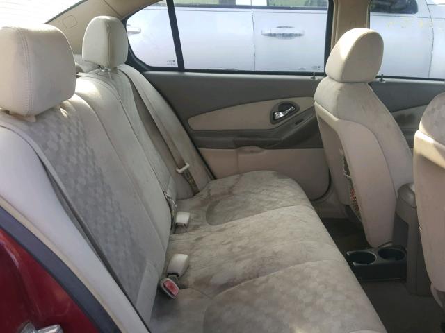 1G1ZT54815F218361 - 2005 CHEVROLET MALIBU LS 勃艮第红 照片 6