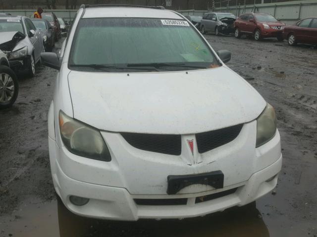 5Y2SL62894Z449877 - 2004 PONTIAC VIBE WHITE photo 9