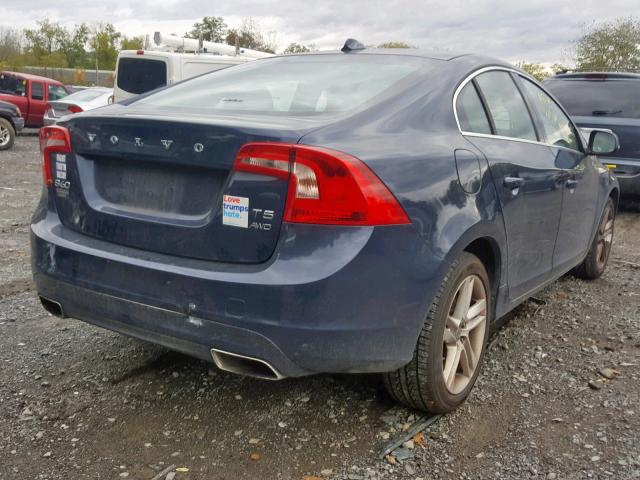 YV1612TB8F1309681 - 2015 VOLVO S60 PREMIE BLUE photo 4