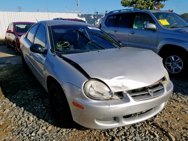 1B3ES46C92D501779 - 2002 DODGE NEON SE GRAY photo 1