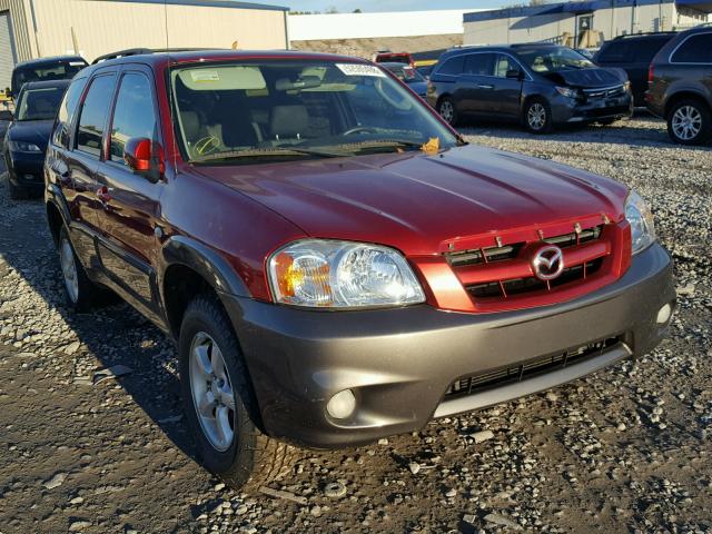 4F2YZ04185KM43696 - 2005 MAZDA TRIBUTE S RED photo 1