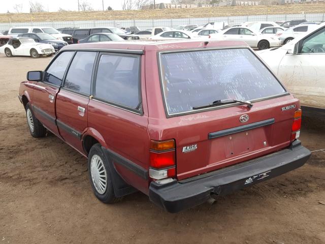 JF2AN52BXRD422964 - 1994 SUBARU LOYALE MAROON photo 3