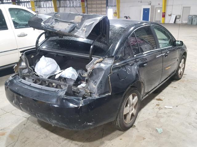 1G8AK58B57Z142328 - 2007 SATURN ION LEVEL BLACK photo 4