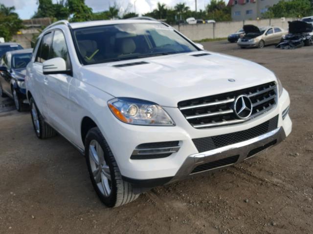 4JGDA5JB0FA545755 - 2015 MERCEDES-BENZ ML 350 WHITE photo 1