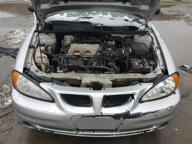 1G2NE52E95M196716 - 2005 PONTIAC GRAND AM S GRAY photo 7