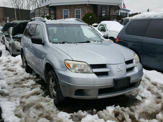 JA4LZ31FX6U027077 - 2006 MITSUBISHI OUTLANDER SILVER photo 1