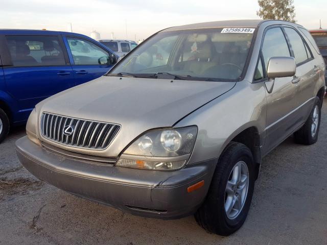 JT6HF10U1X0034105 - 1999 LEXUS RX 300 BEIGE photo 2