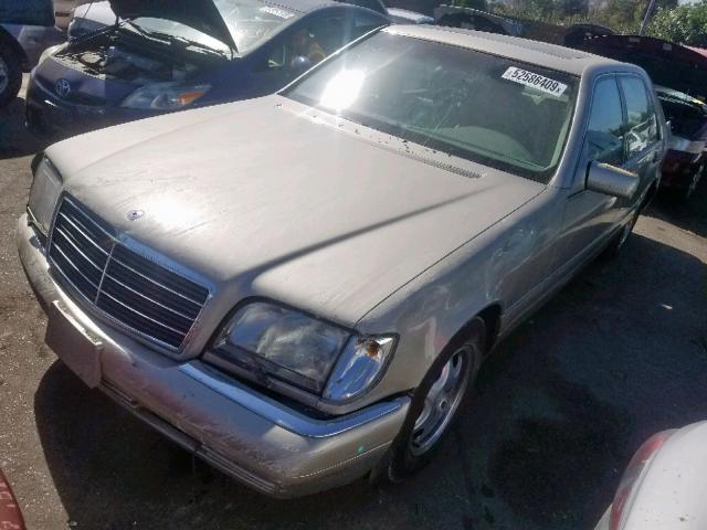 WDBGA43G2WA393366 - 1998 MERCEDES-BENZ S 420 BEIGE photo 2