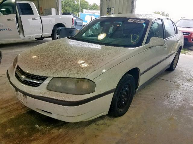 2G1WF52E9Y9344645 - 2000 CHEVROLET IMPALA WHITE photo 2