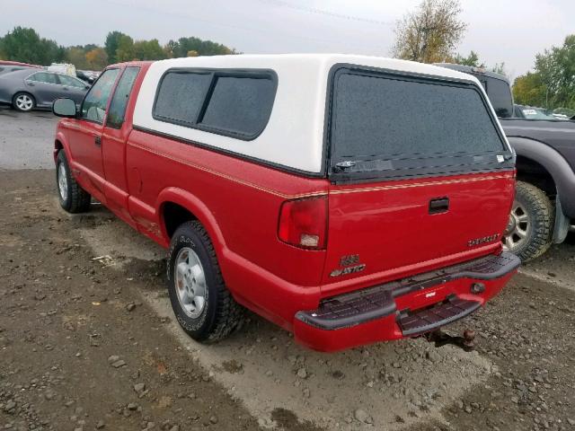 1GCDT19X4WK146879 - 1998 CHEVROLET S TRUCK S1 RED photo 3