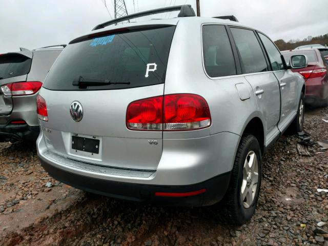 WVGZG77L35D068736 - 2005 VOLKSWAGEN TOUAREG 3. SILVER photo 4