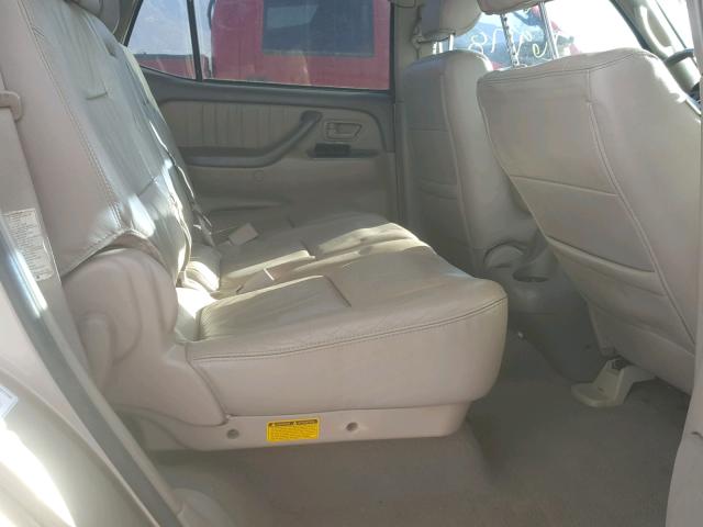 5TDBT48A97S283347 - 2007 TOYOTA SEQUOIA LI GOLD photo 6