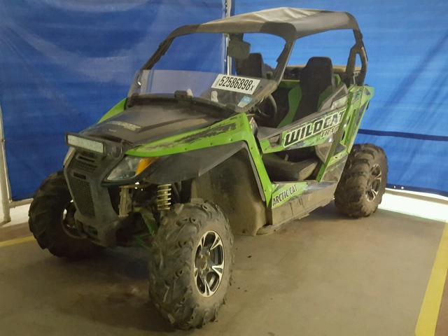 4UF14MPV0ET315283 - 2014 ARCTIC CAT WILDCAT GREEN photo 2