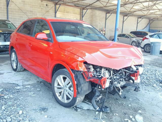 WA1BCCFS1JR001241 - 2018 AUDI Q3 PREMIUM RED photo 1