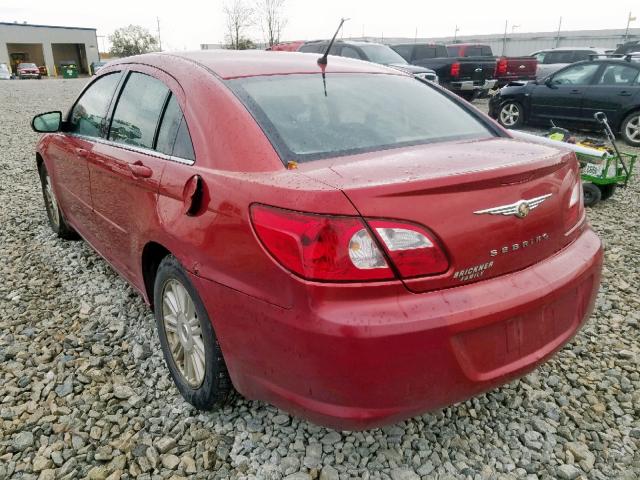 1C3LC56K37N508913 - 2007 CHRYSLER SEBRING TO RED photo 3