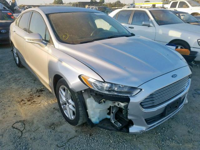 3FA6P0H72DR365315 - 2013 FORD FUSION SE SILVER photo 1