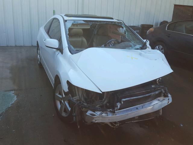 2HGFG129X8H572001 - 2008 HONDA CIVIC EXL WHITE photo 1