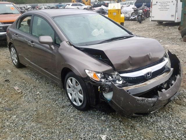 2HGFA1F5XAH515585 - 2010 HONDA CIVIC LX BROWN photo 1