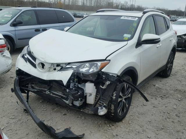 JTMDFREV8FD170276 - 2015 TOYOTA RAV4 LIMIT WHITE photo 2