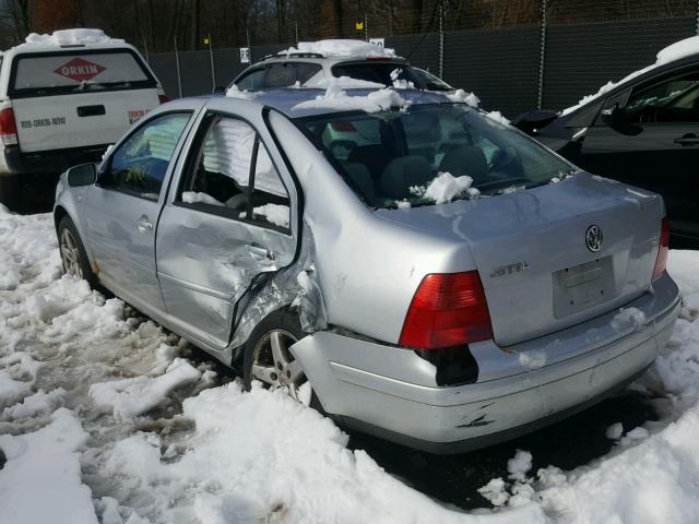 3VWRK69M73M036390 - 2003 VOLKSWAGEN JETTA GL SILVER photo 3