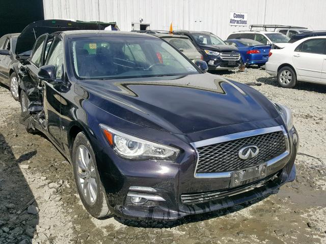 JN1BV7AR6EM680649 - 2014 INFINITI Q50 BASE BLACK photo 1