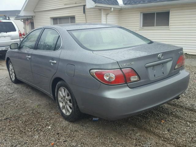 JTHBF30G436015056 - 2003 LEXUS ES 300 GRAY photo 3