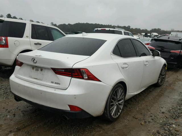 JTHBF1D23E5039294 - 2014 LEXUS IS 250 WHITE photo 4